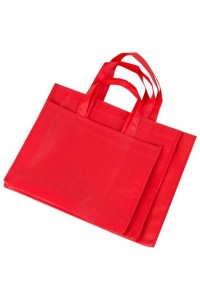 SKEPB007  custom-made green bag design non-woven green bag shopping bag green bag center front view